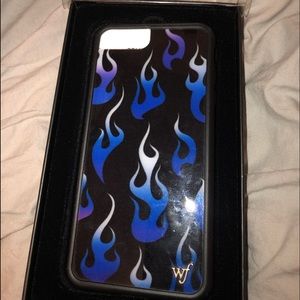 WILDFLOWER CASE blue flame for 6/7/8 PLUS